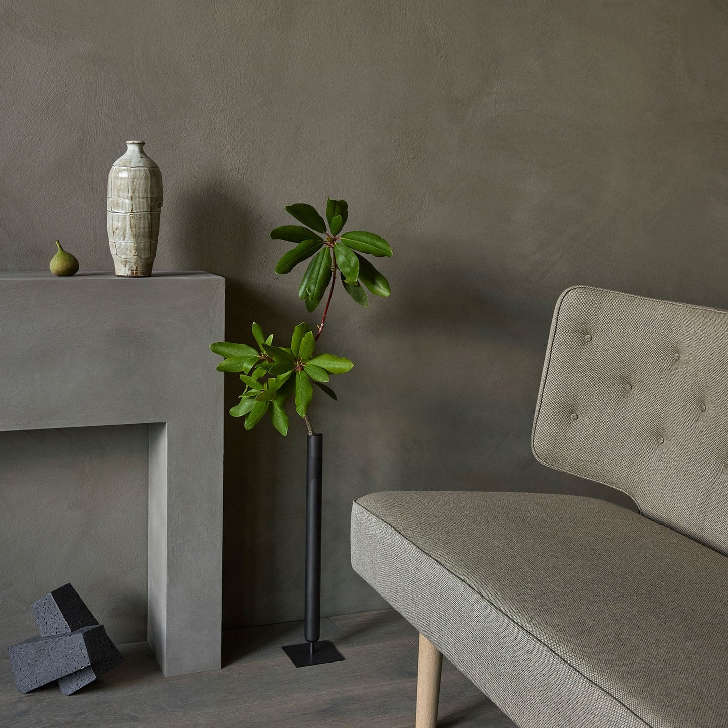 audo copenhagen (menu) | stance vase | bronzed brass 50cm