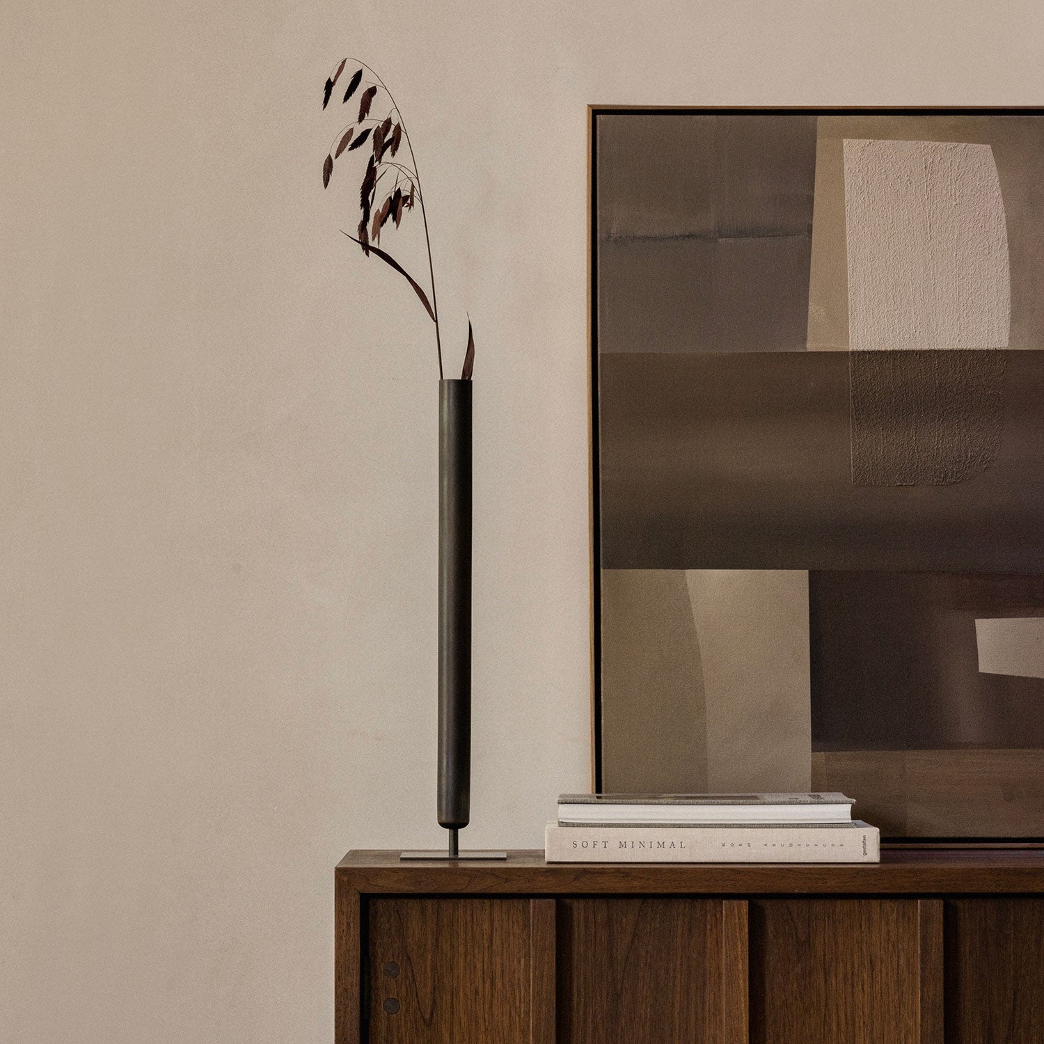 audo copenhagen (menu) | stance vase | bronzed brass 50cm