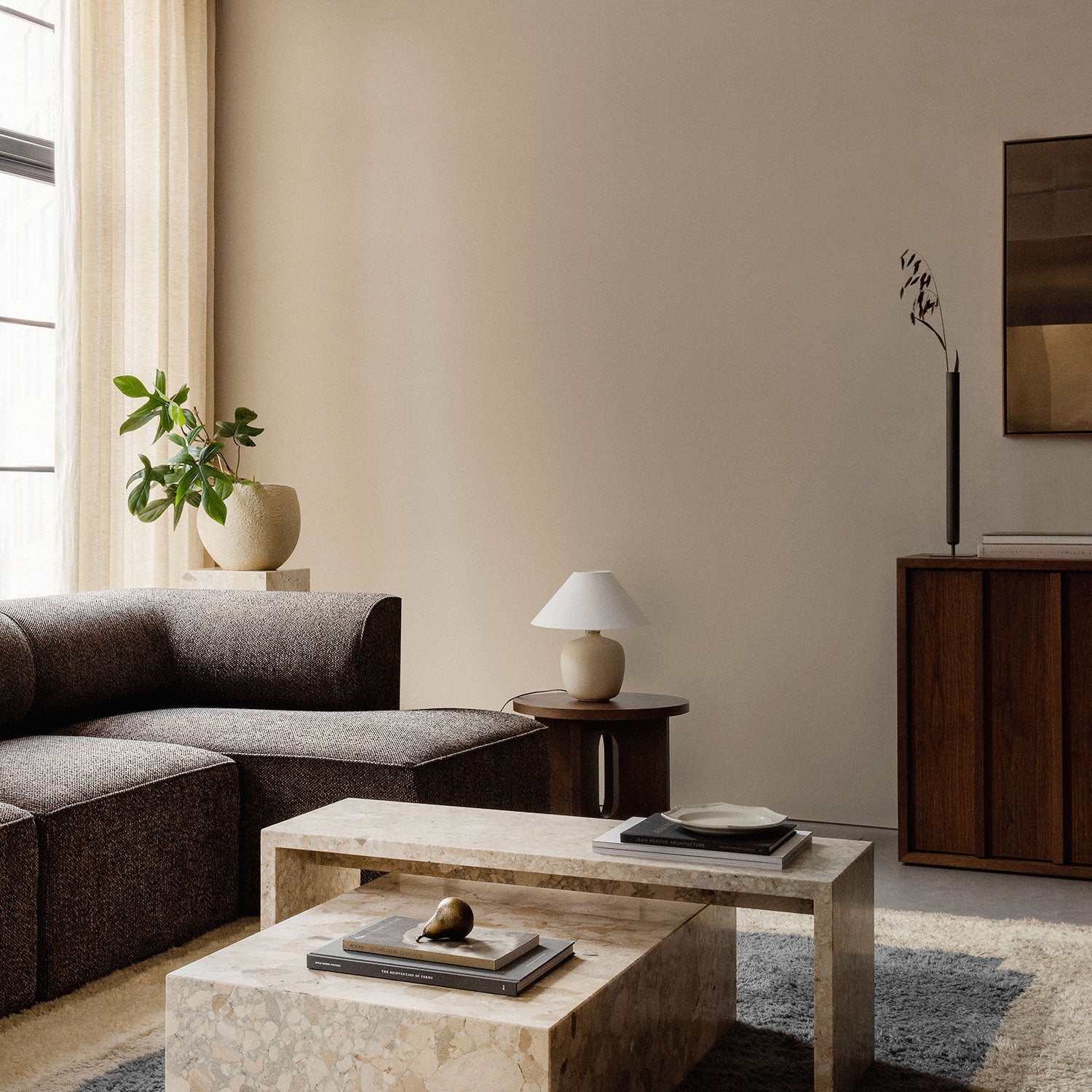 audo copenhagen (menu) | stance vase | bronzed brass 50cm