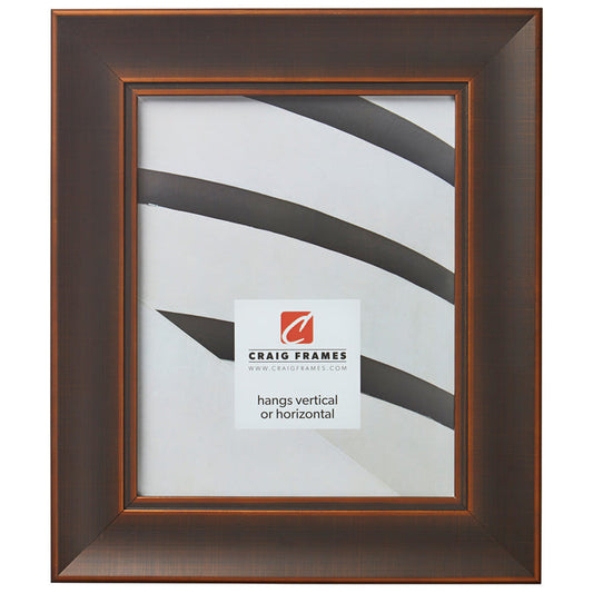 Metropolis 200 2", Antique Bronze Picture Frame