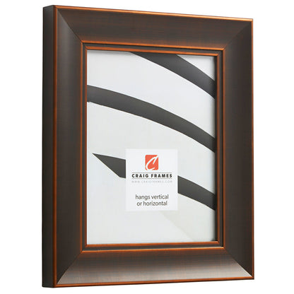 Metropolis 200 2", Antique Bronze Picture Frame