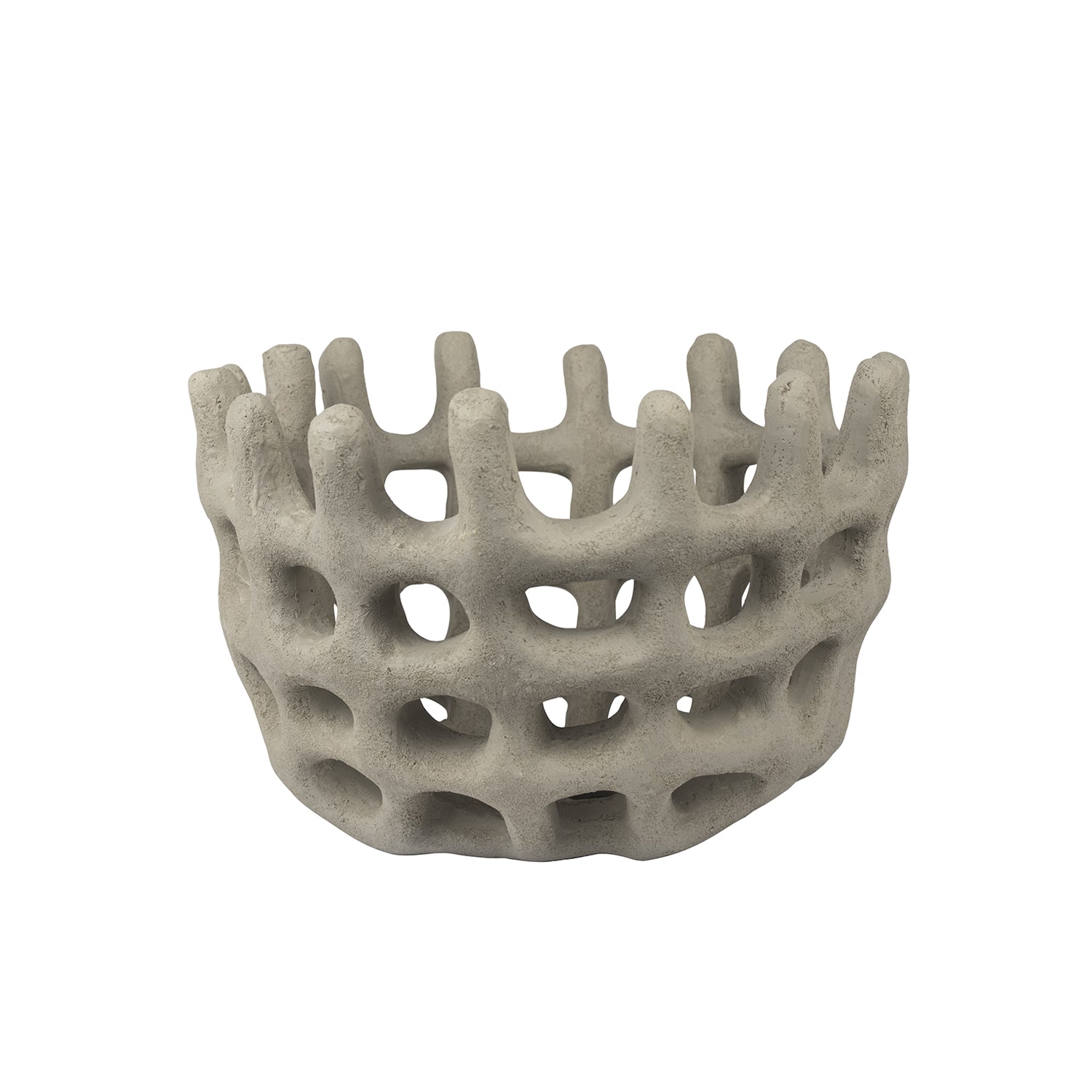 mette ditmer | art piece | braided bowl | sand