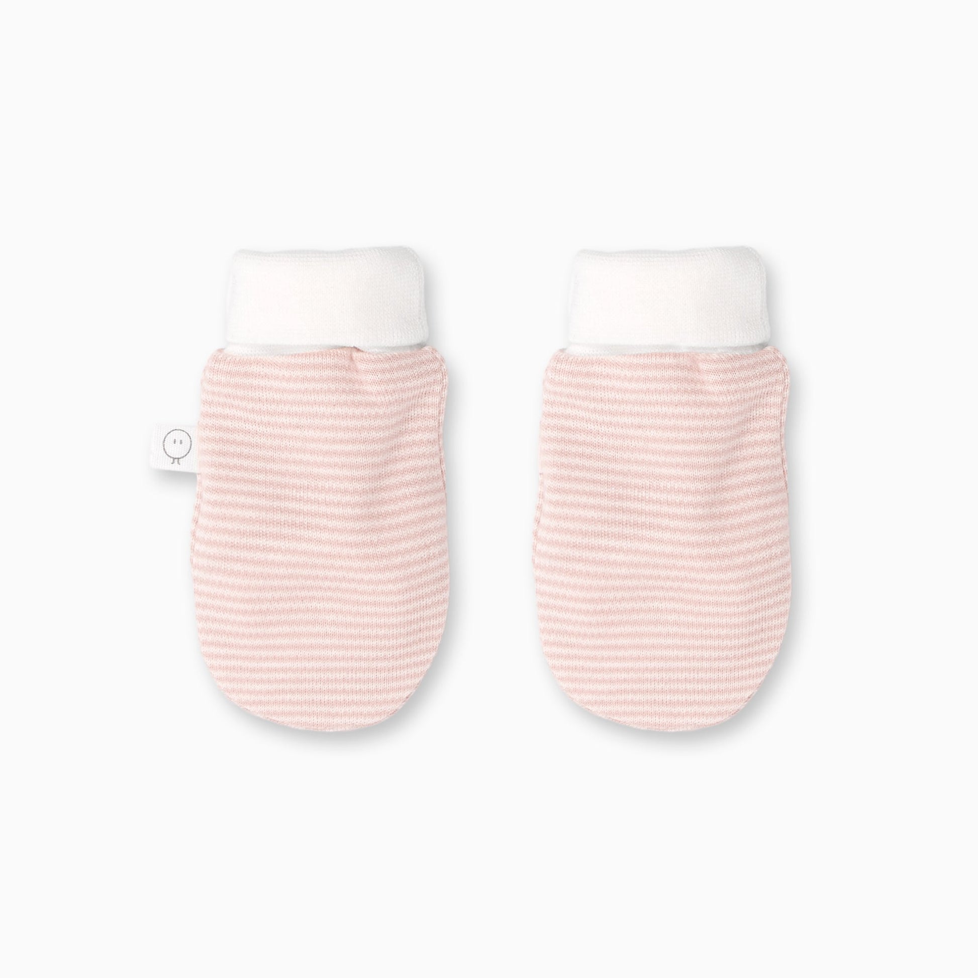 Baby Mittens - Blush Stripe