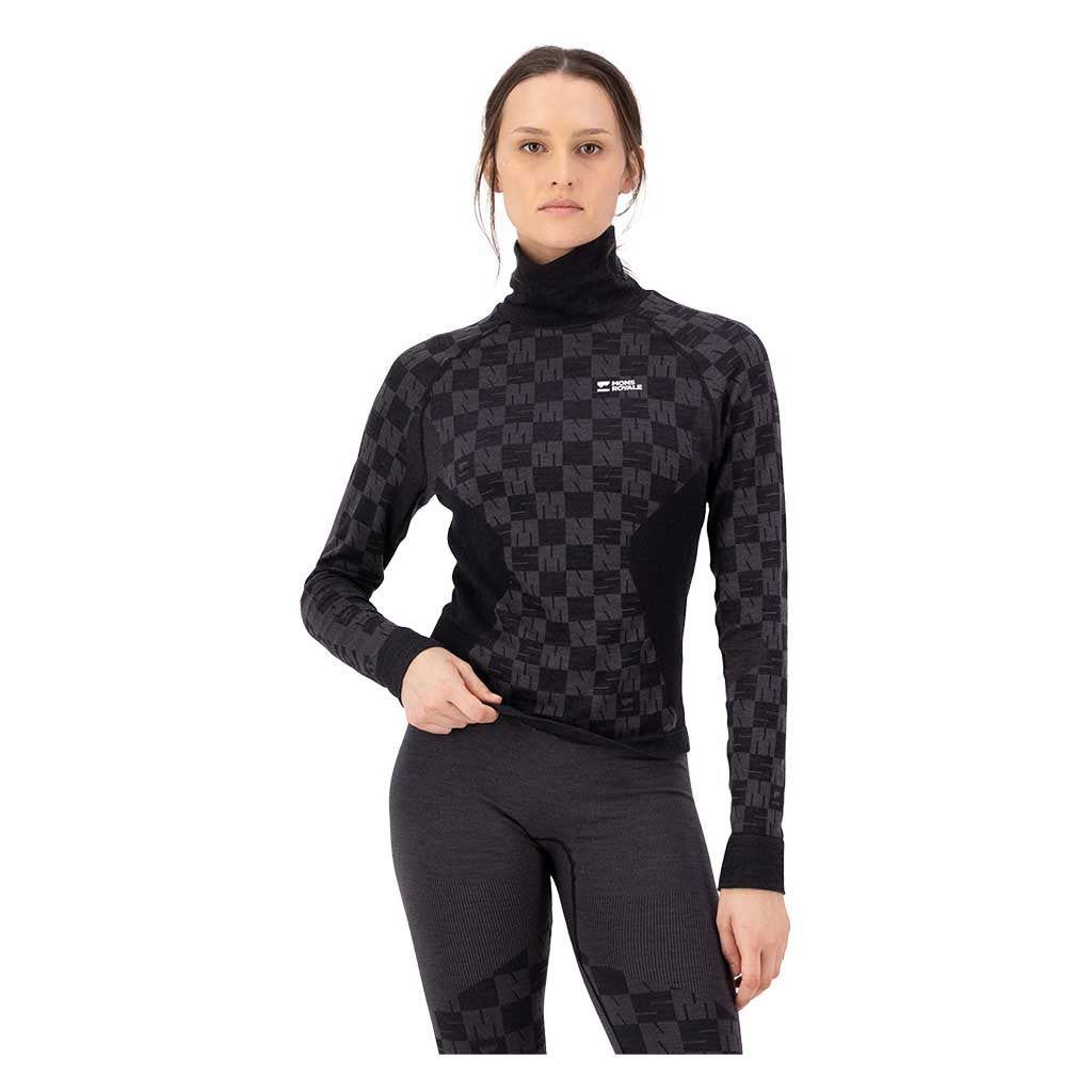 Ascender Merino Seamless Mock Neck LS | Women's