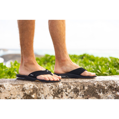 REEF - FANNING | BLACK/SILVER