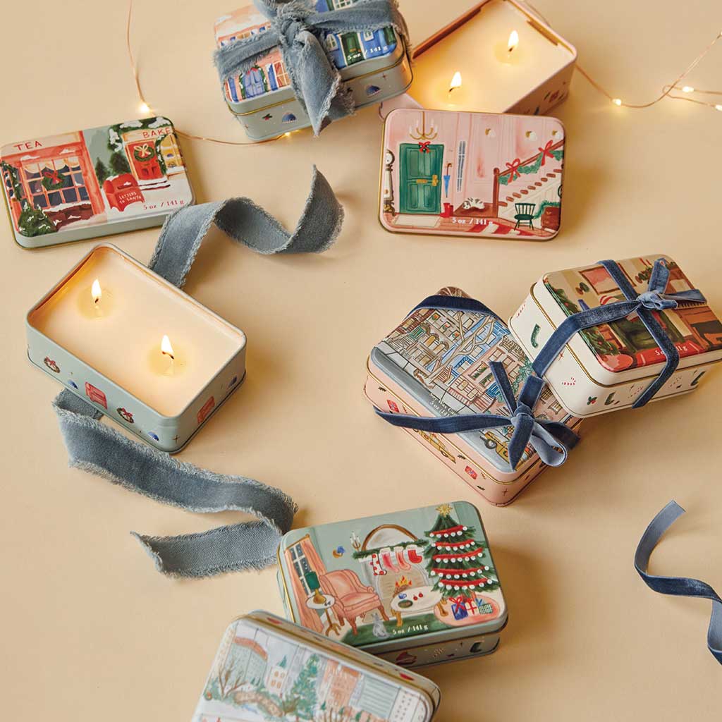 Christmas Tin Candle | Tangerine & Clove