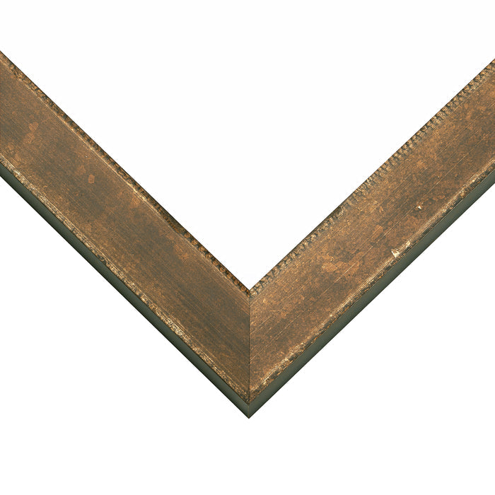 Patina 125 1.125", Distressed Copper and Black Picture Frame
