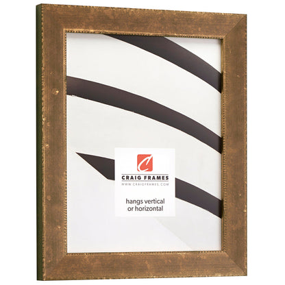 Patina 125 1.125", Distressed Copper and Black Picture Frame