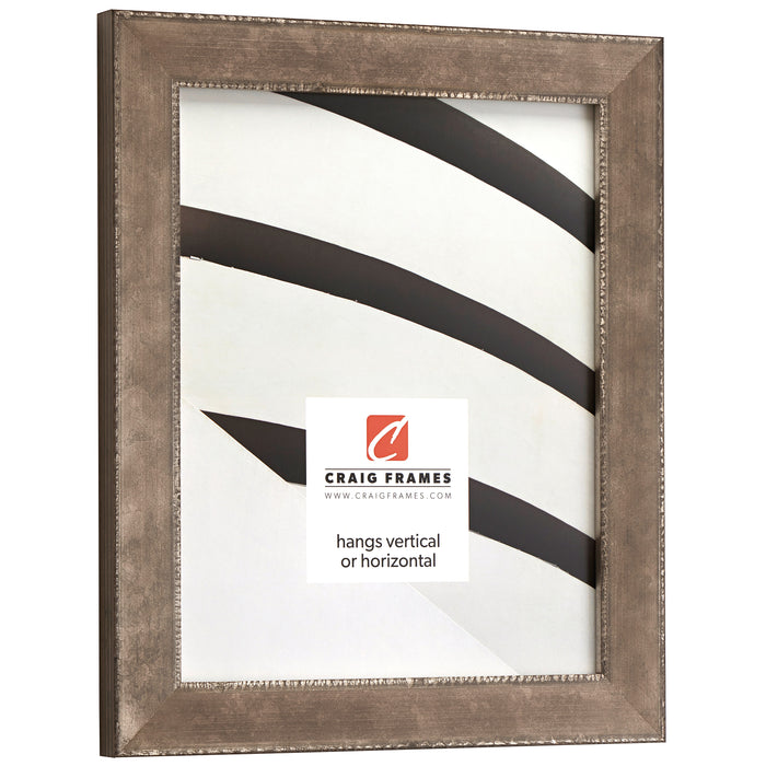 Patina 125 1.125", Matted Distressed Silver Picture Frame