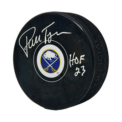 Pierre Turgeon Signed Buffalo Sabres Autograph Puck Signed Hockey Pucks TSE Buffalo