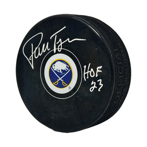 Pierre Turgeon Signed Buffalo Sabres Autograph Puck Signed Hockey Pucks TSE Buffalo