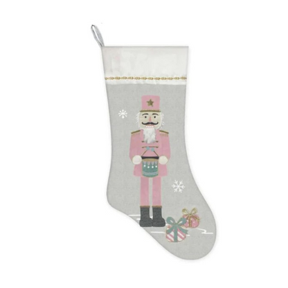 Pink Nutcracker Stocking