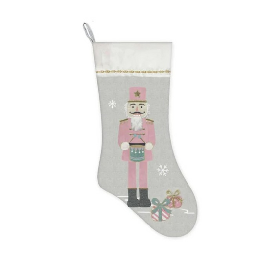 Pink Nutcracker Stocking
