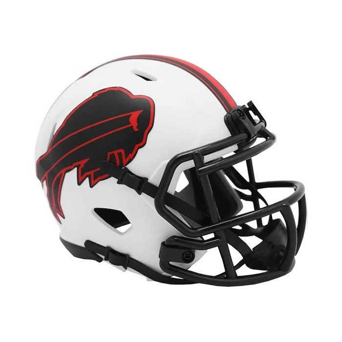 PRE-SALE: John Fina Signed Buffalo Bills Lunar Mini Helmet PRE-SALE TSE Buffalo