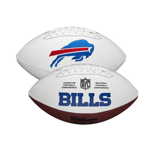 PRE-SALE: Dion Dawkins Signed Buffalo Bills White Logo Football PRE-SALE TSE Buffalo
