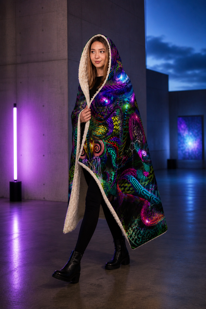 Lifestyle gallery — Primordial Archetype Hooded Blanket — view 3