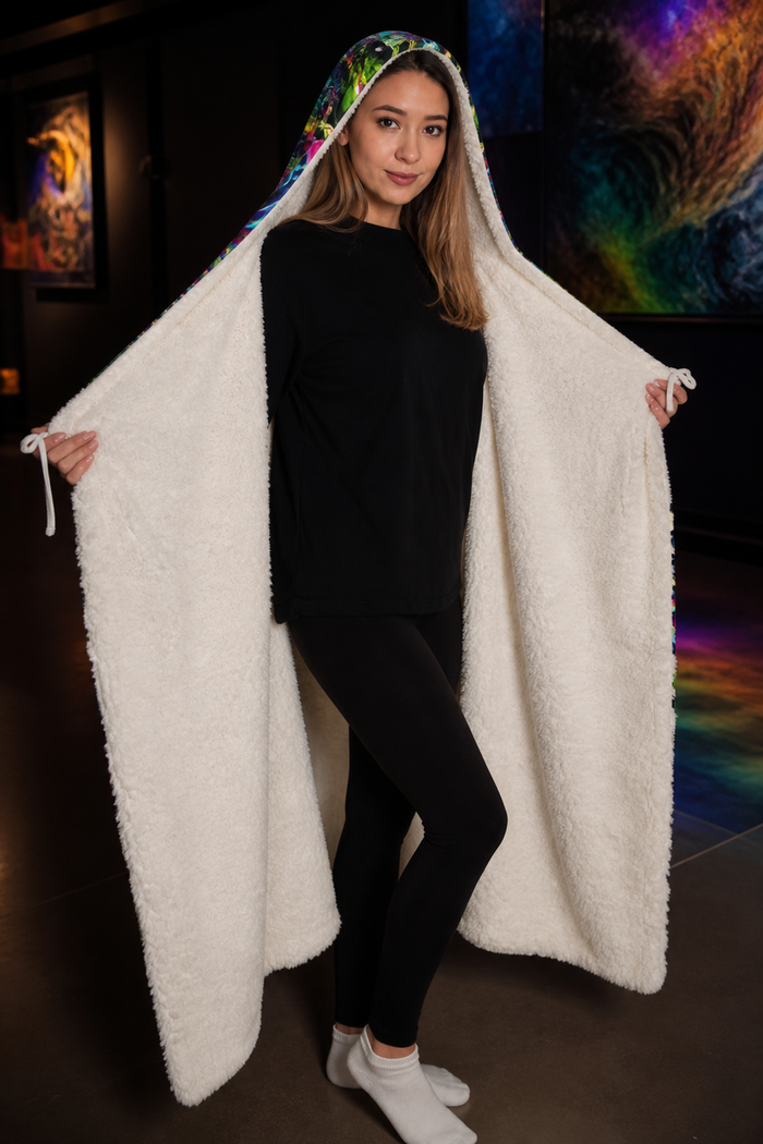 primordial playroom hooded blanket — approved gallery view 05 (05-construction-detail)
