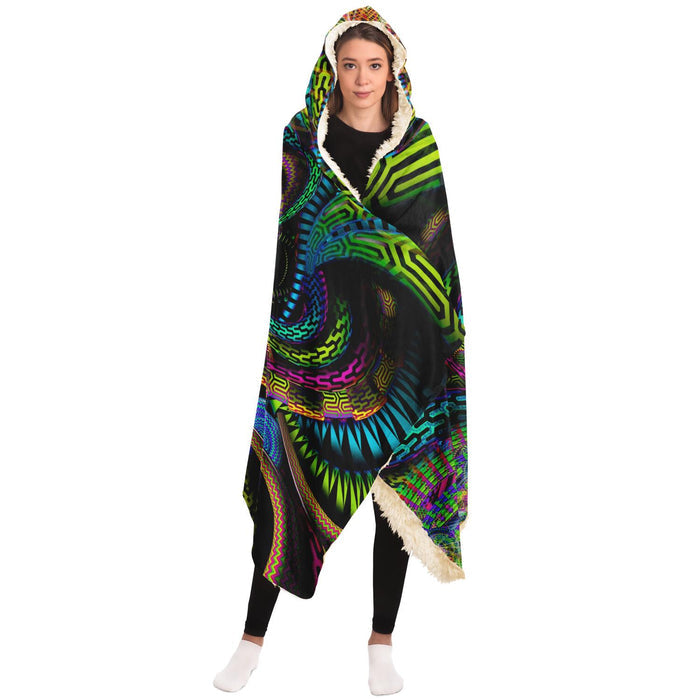 Primordial Presence Cosmic Hooded Blanket