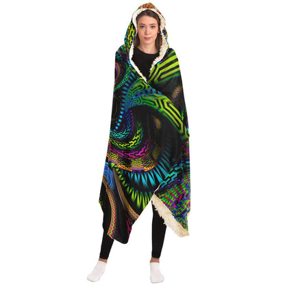 Primordial Presence Cosmic Hooded Blanket