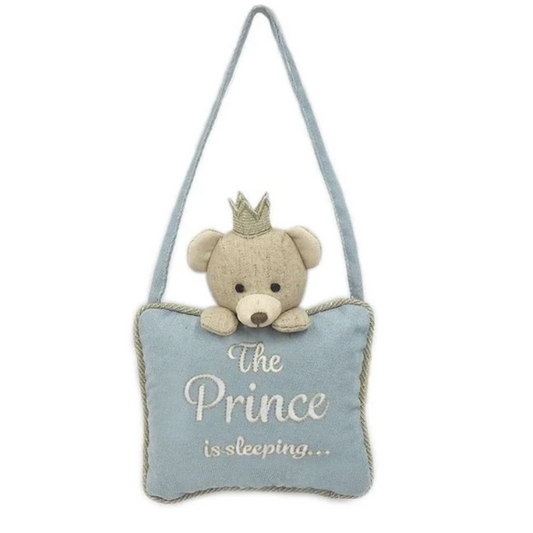 The Prince is Sleeping Door Hanger