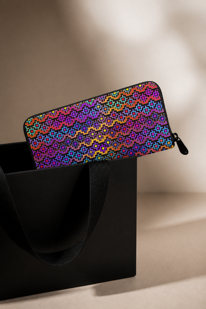 Rainbow Healing Leather Wallet — 05 gift use
