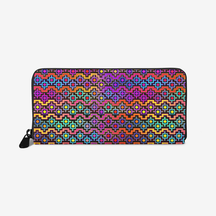 Rainbow Healing Zip Around Wallet