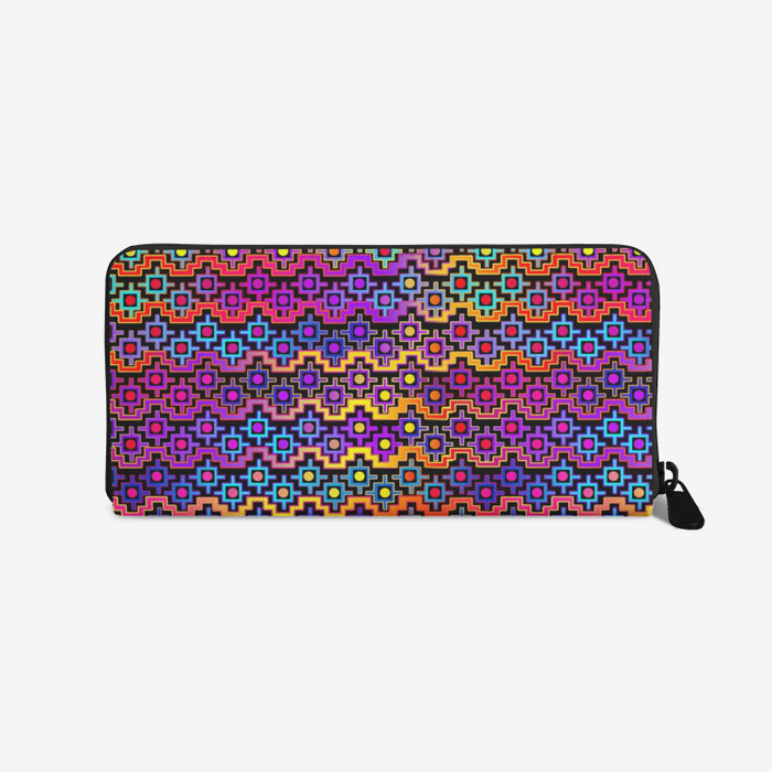 Rainbow Healing Zip Around Wallet