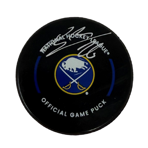 Rasmus Dahlin Signed Buffalo Sabres Official Game Model Hockey Puck