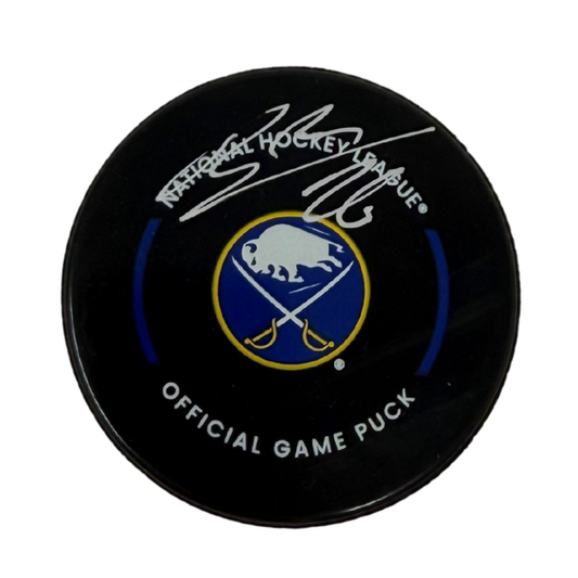 Rasmus Dahlin Signed Buffalo Sabres Official Game Model Hockey Puck