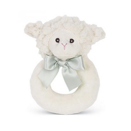 Baby Lamby Soft Ring Rattle