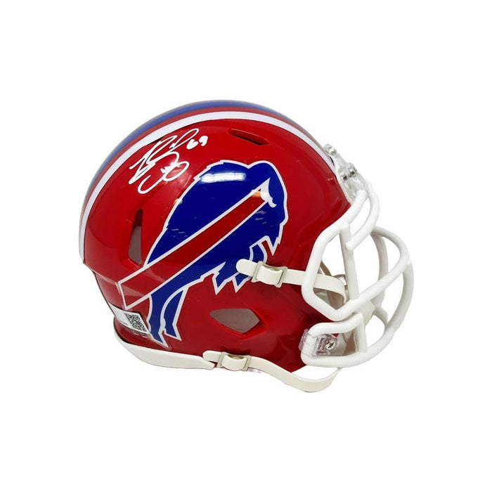 Reid Ferguson Signed Red TB Speed Mini Helmet Signed Mini Helmets TSE Buffalo
