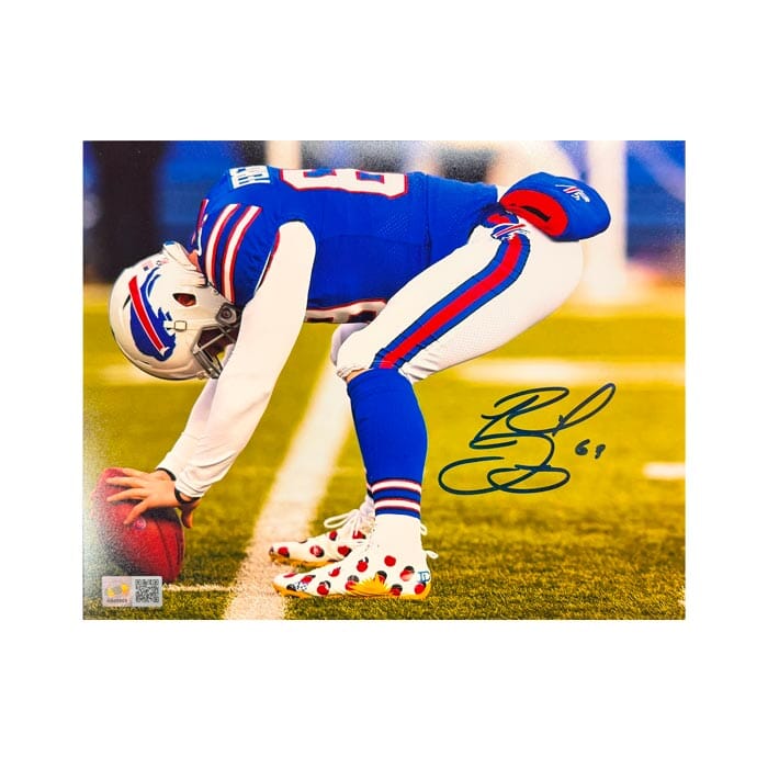 Reid Ferguson Signed Snapping in My Cause Cleats 8x10 Photo Signed Photos TSE Buffalo