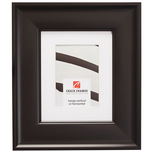 Resilience Wide 3", Matted Black Picture Frame