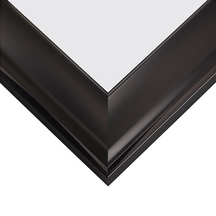 Resilience Wide 3", Matted Black Picture Frame