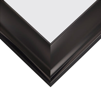 Resilience Wide 3", Matted Black Picture Frame