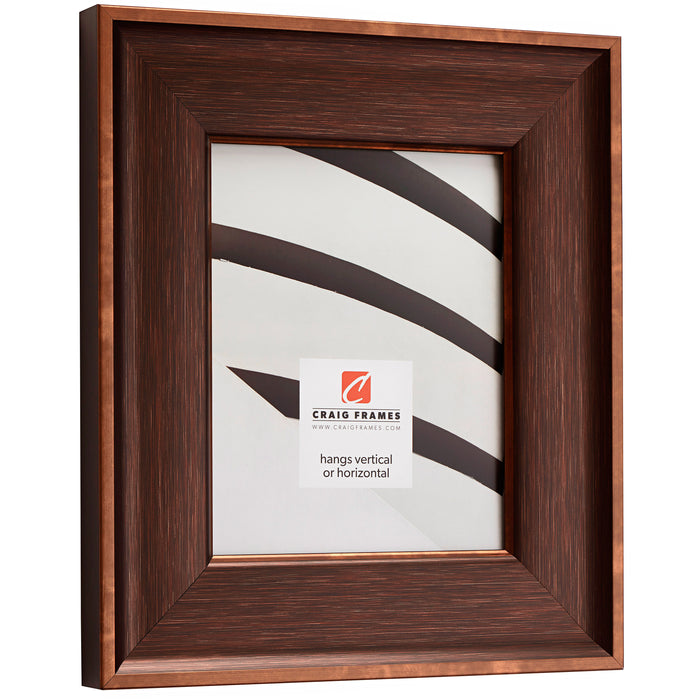 Resilience Wide 3", Matted Distressed Bronze Picture Frame