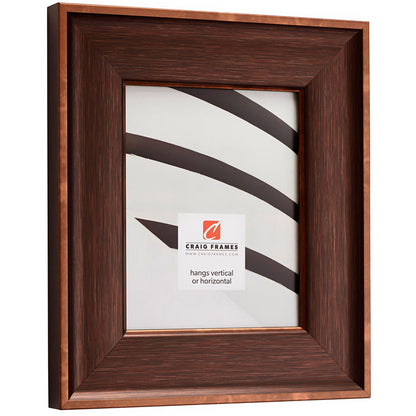 Resilience Wide 3", Matted Distressed Bronze Picture Frame