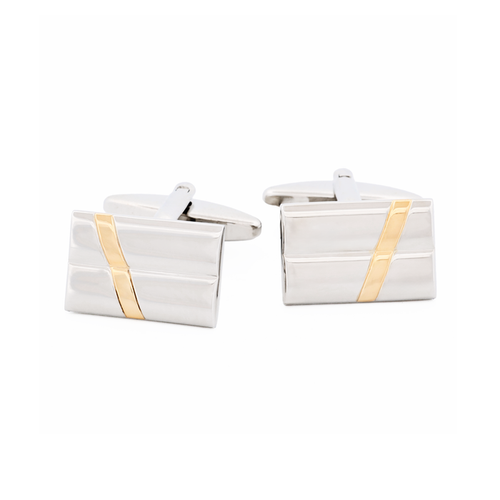 Rhodium Gold Plated Cufflinks
