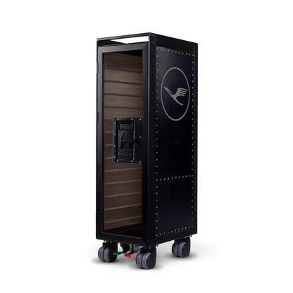 bordbar | rivet rocker trolley | OUTER TROLLEY ONLY -  black with tranparent smoke