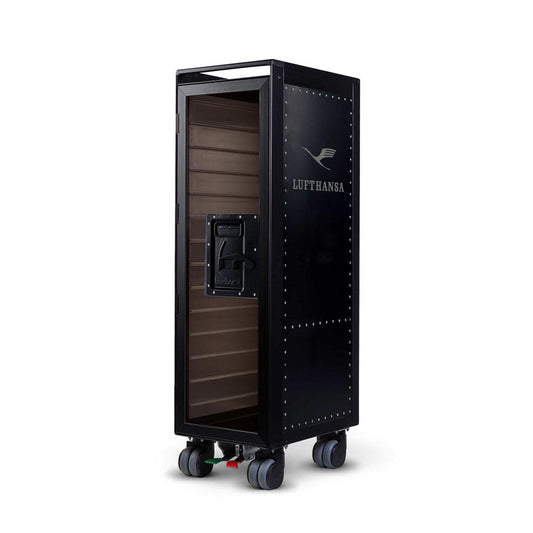 bordbar | rivet rocker trolley | OUTER TROLLEY ONLY -  black with tranparent smoke