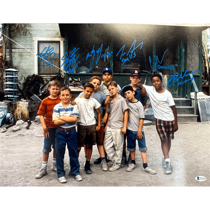 Sandlot Cast Signed 16x20 In Color Movie Photo Signed Movie TSE Buffalo