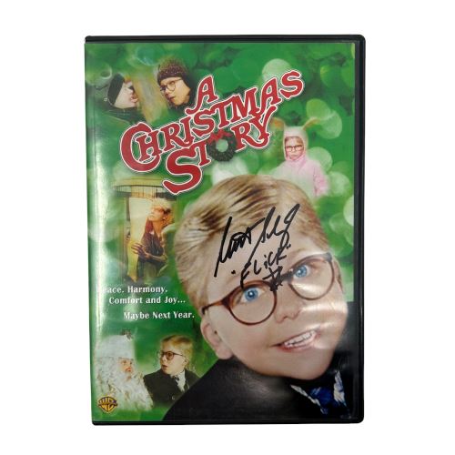 Scott Schwartz Signed Christmas Story Movie with Flick Signed Movie TSE Framed