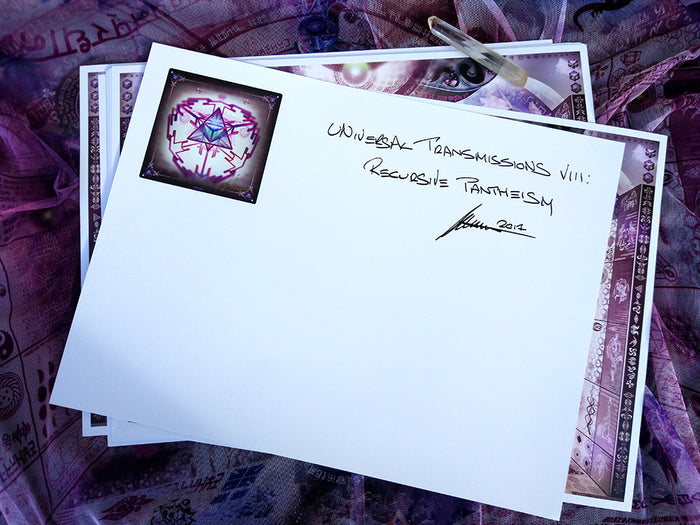 Signed Paper Print of "Universal Transmissions: VIII - Recursive Pantheism"