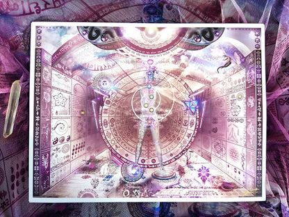 Signed Paper Print of "Universal Transmissions: VIII - Recursive Pantheism"
