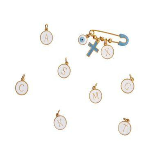 New Born Baby Religious Charms with Letters
