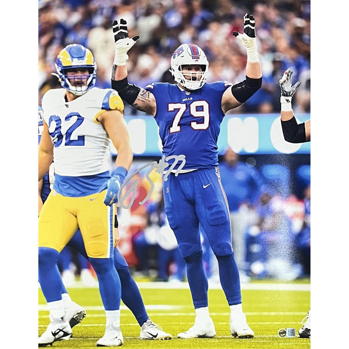 Spencer Brown Signed Buffalo Bills Arms Up 16x20 Photo Signed Photos TSE Buffalo