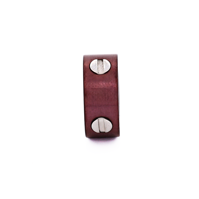 Stainless Steel Ion Plated Brown Bead