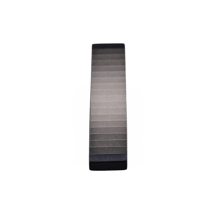 Stainless Steel Ion Plated Gradient Stripe Tie Slide
