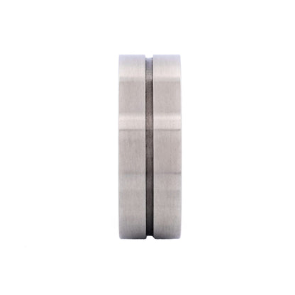 Stainless Steel Ion Plated Gun Ring