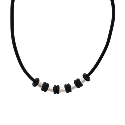 Stainless Steel Rubber Pendant